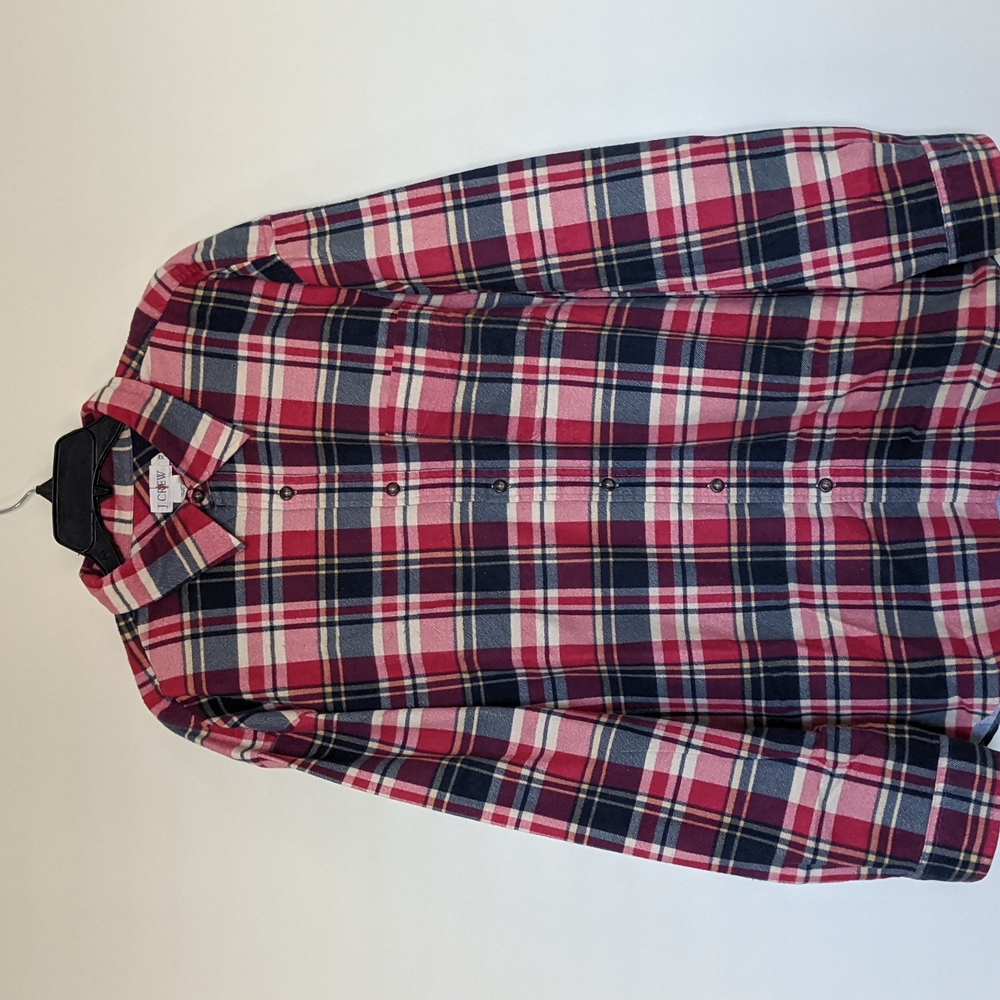 J Crew Men's XL Plaid Flannel Shirt